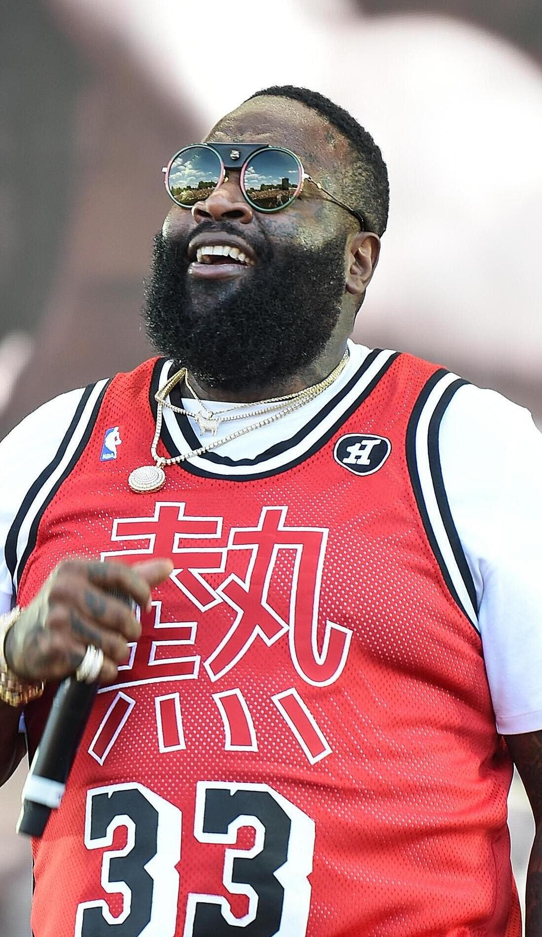 Rick Ross promotional image for upcoming events and ticket sales