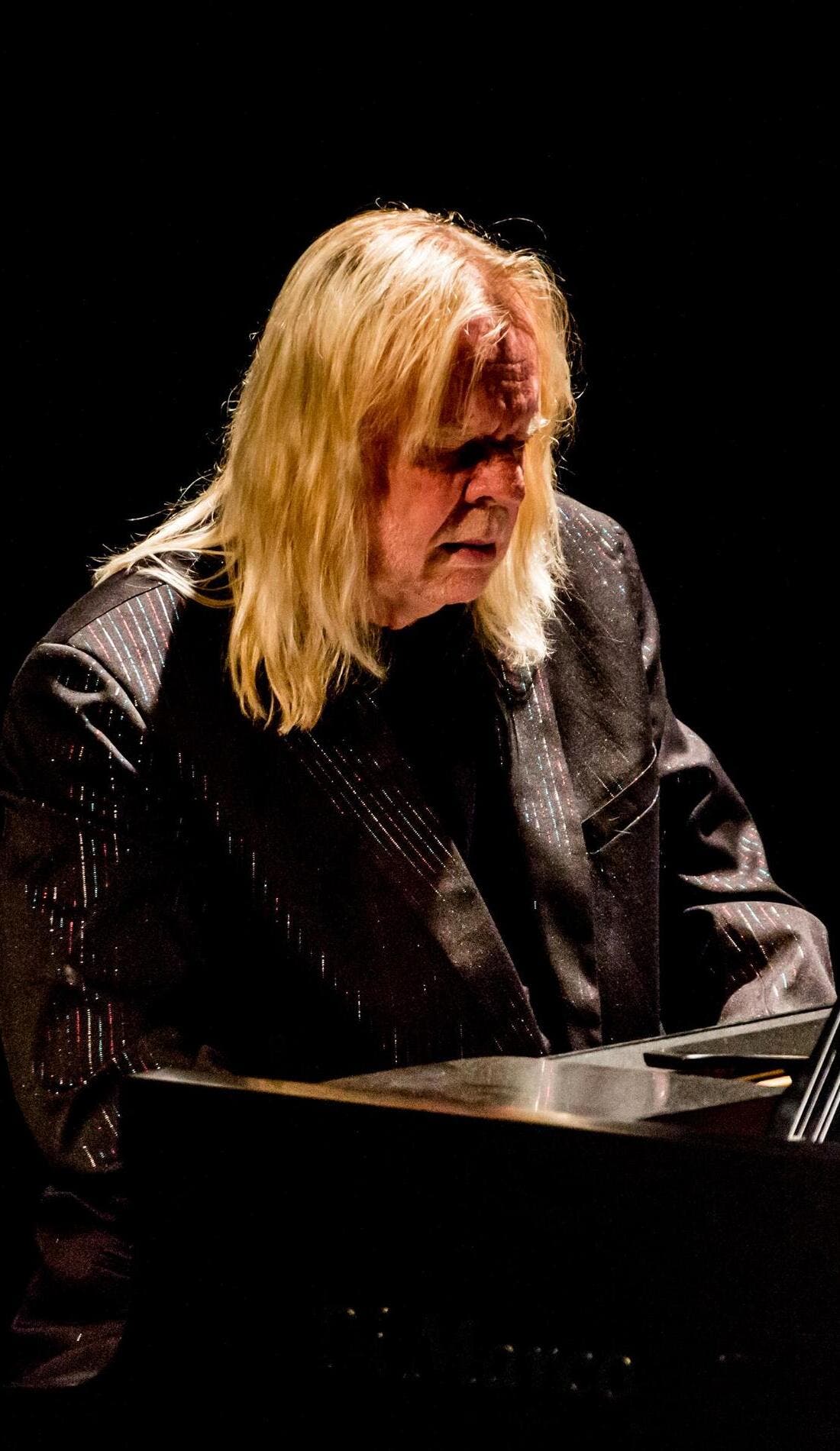 Rick Wakeman promotional image for upcoming events and ticket sales