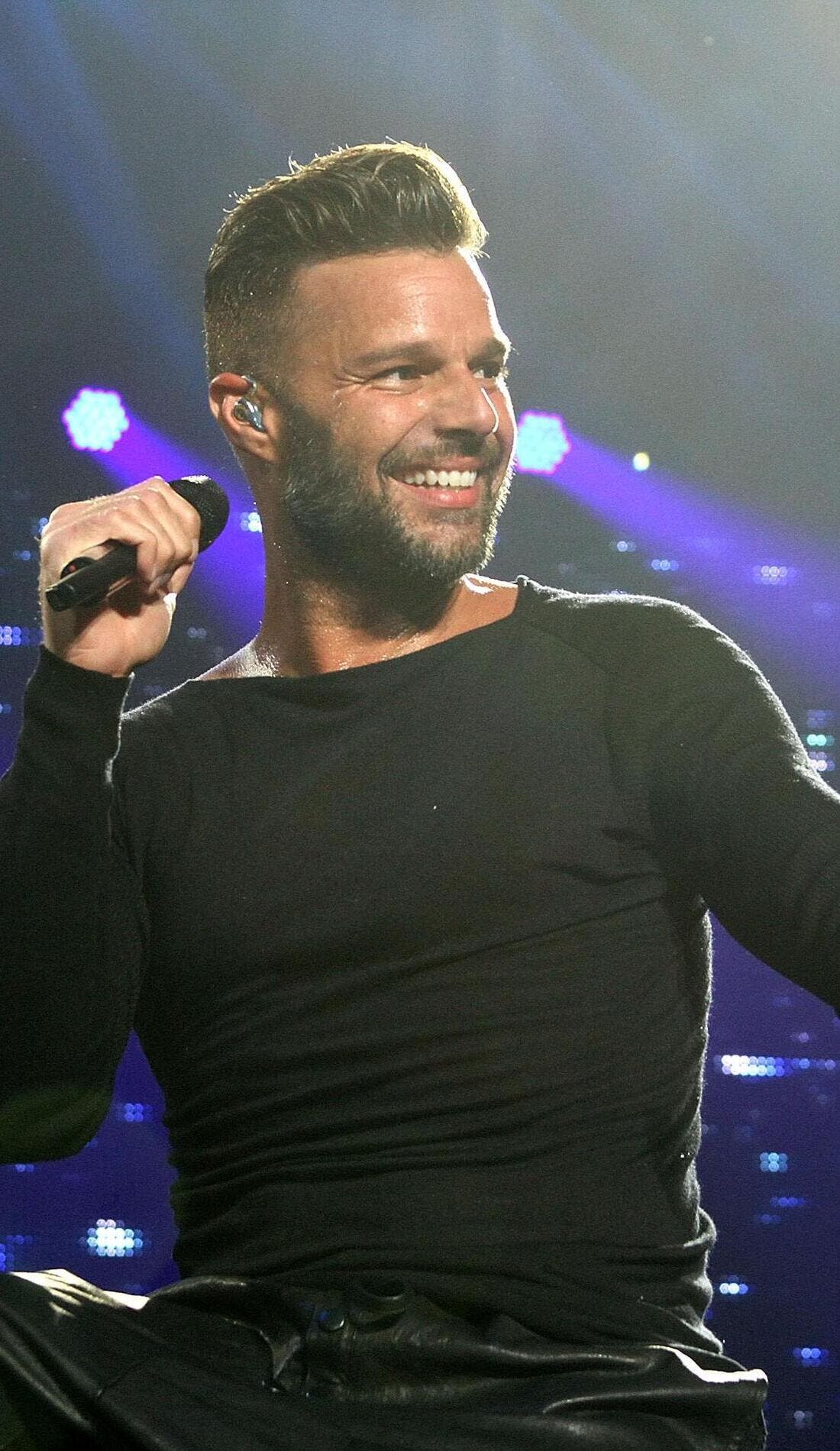 Ricky Martin promotional image for upcoming events and ticket sales
