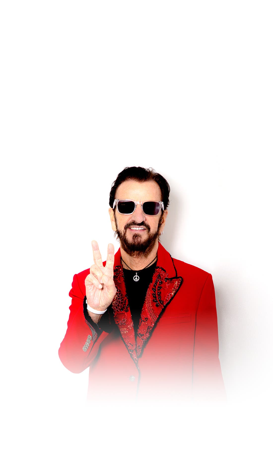 Ringo Starr promotional image for upcoming events and ticket sales