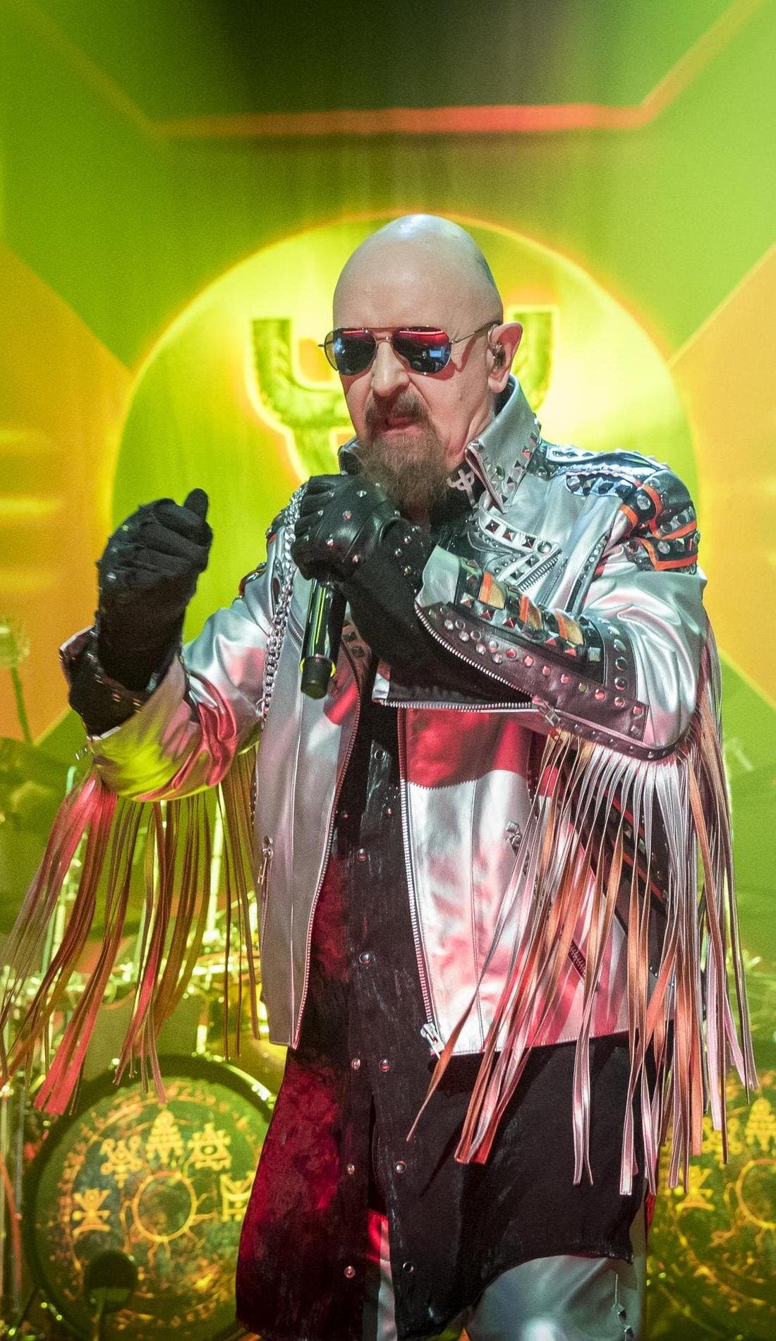 Rob Halford promotional image for upcoming events and ticket sales
