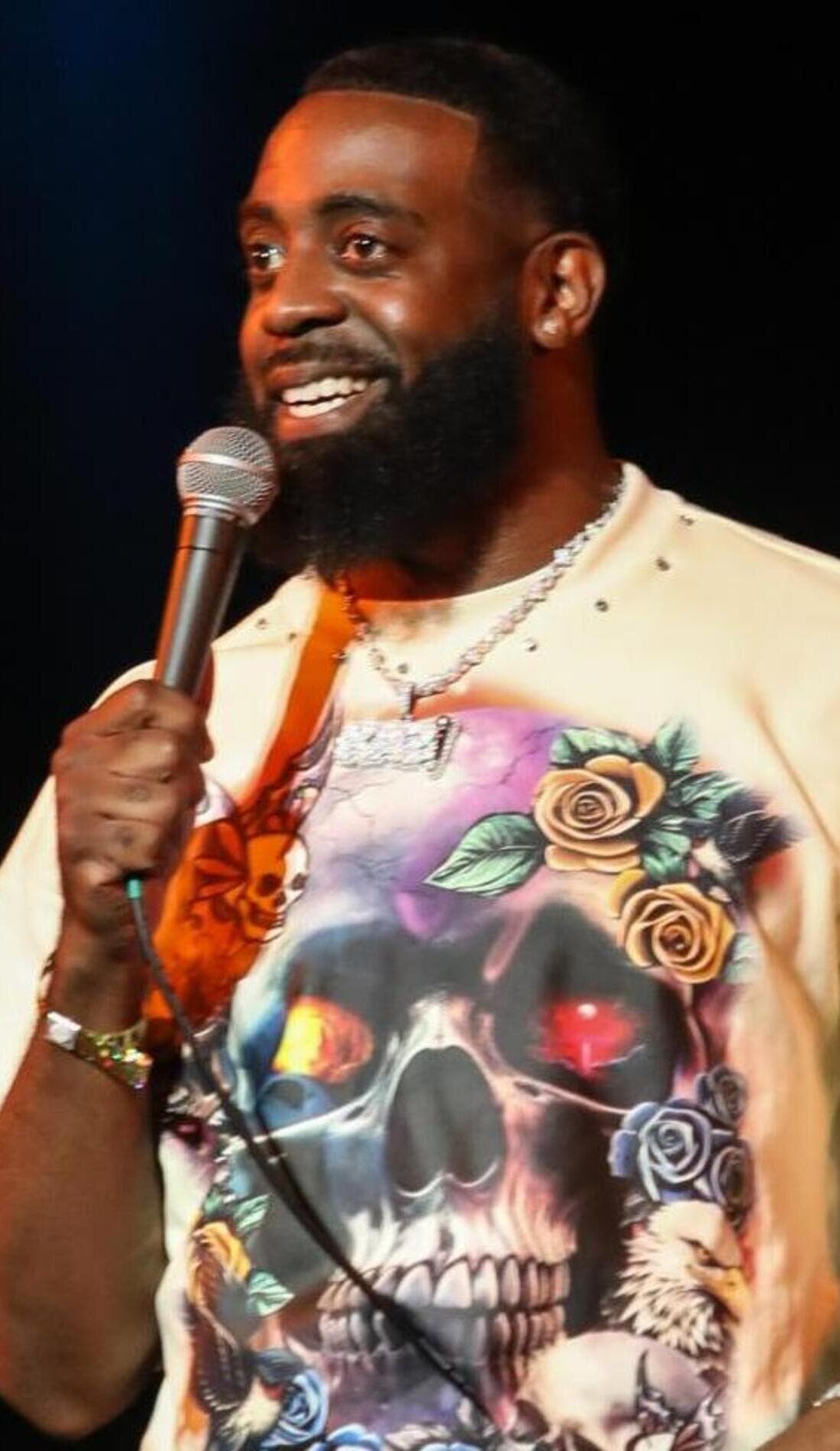 Rob Kazi promotional image for upcoming events and ticket sales