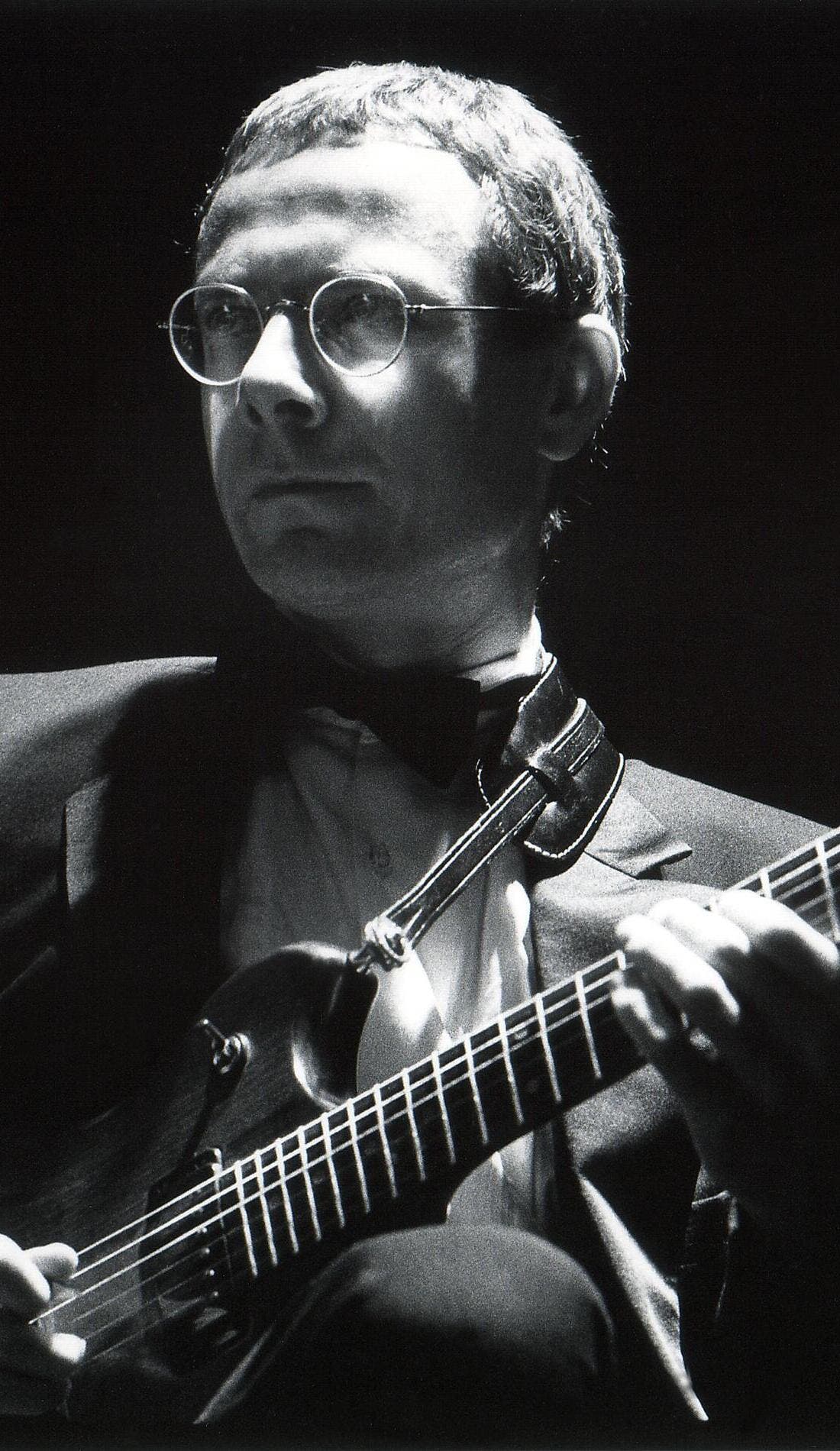 Robert Fripp promotional image for upcoming events and ticket sales
