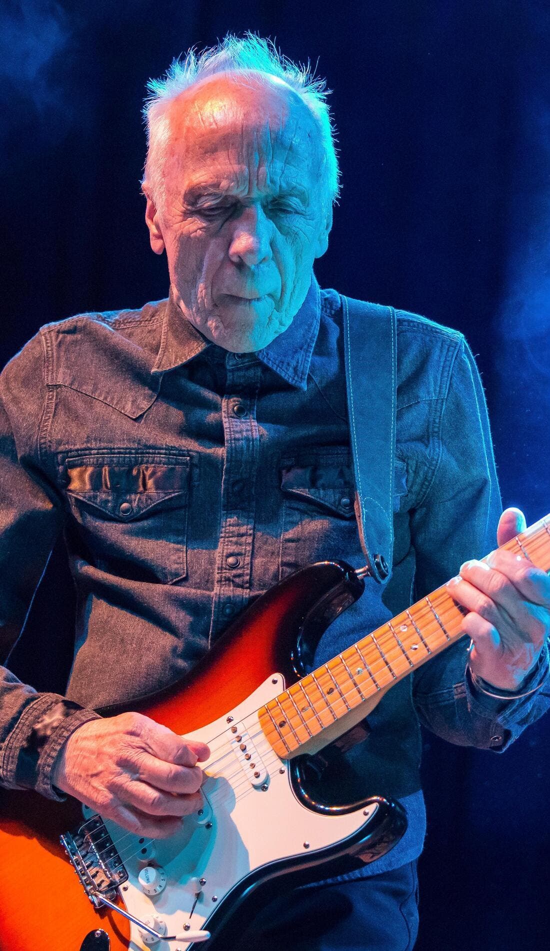 Robin Trower promotional image for upcoming events and ticket sales