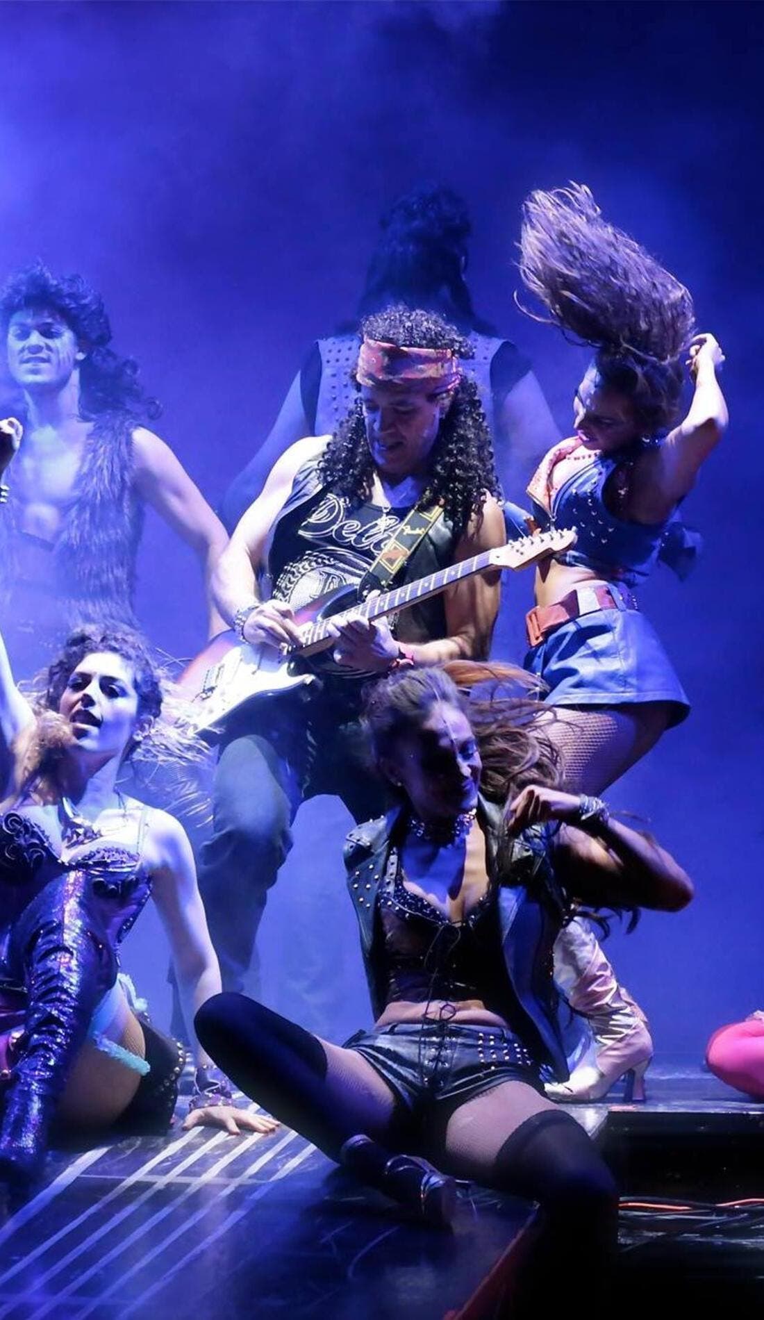 Rock of Ages promotional image for upcoming events and ticket sales in New York