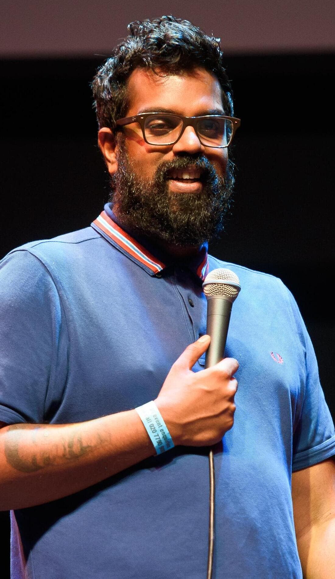 Romesh Ranganathan promotional image for upcoming events and ticket sales