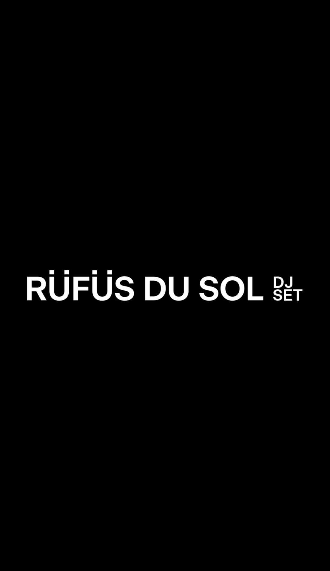 RUFUS DU SOL (DJ SET) promotional image for upcoming events and ticket sales