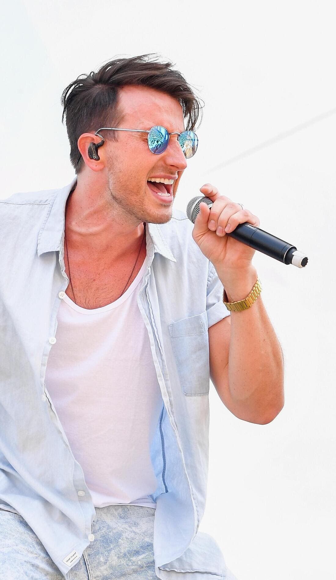 Russell Dickerson promotional image for upcoming events and ticket sales