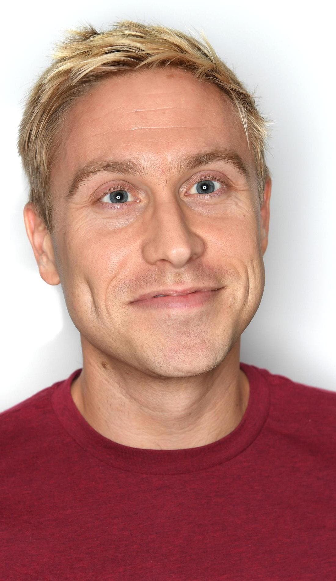 Russell Howard promotional image for upcoming events and ticket sales