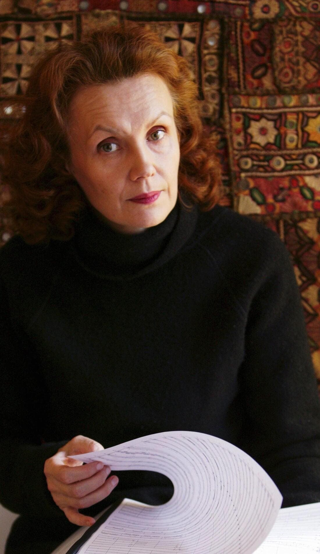 Saariaho promotional image for upcoming events and ticket sales