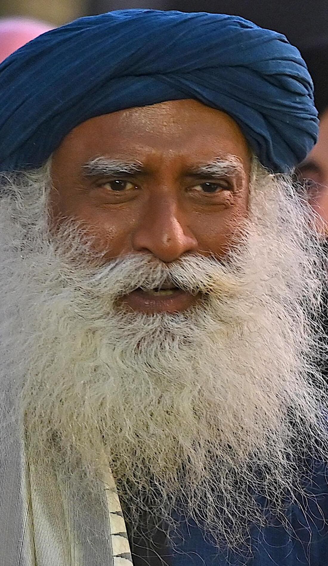 Sadhguru promotional image for upcoming events and ticket sales
