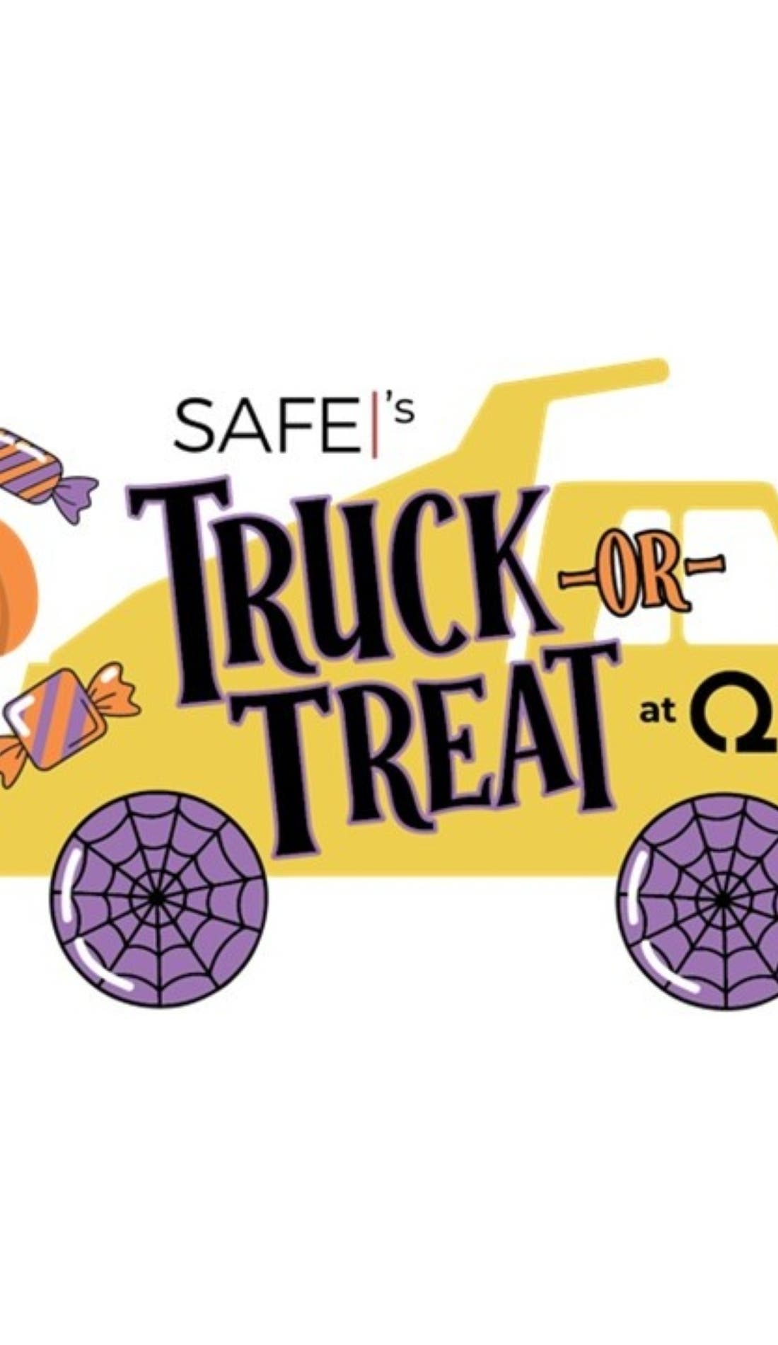 Safe's Touch-A-Truck promotional image for upcoming events and ticket sales