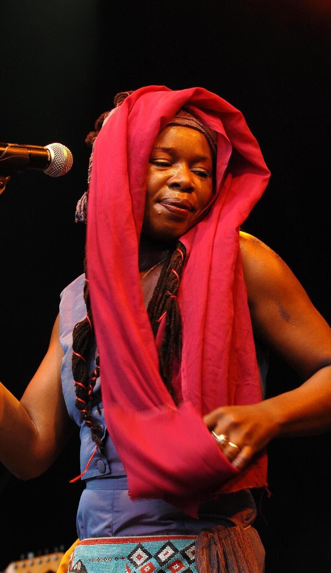 Sally Nyolo promotional image for upcoming events and ticket sales