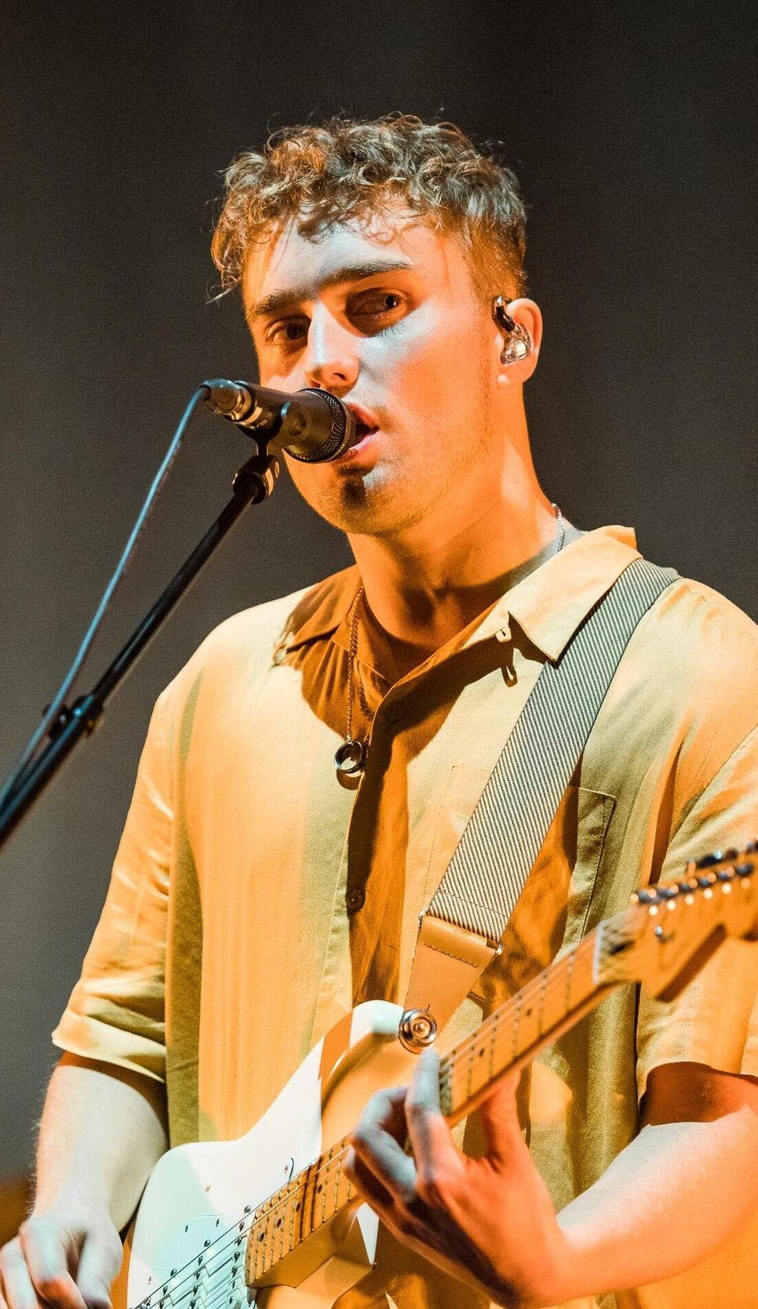 Sam Fender promotional image for upcoming events and ticket sales