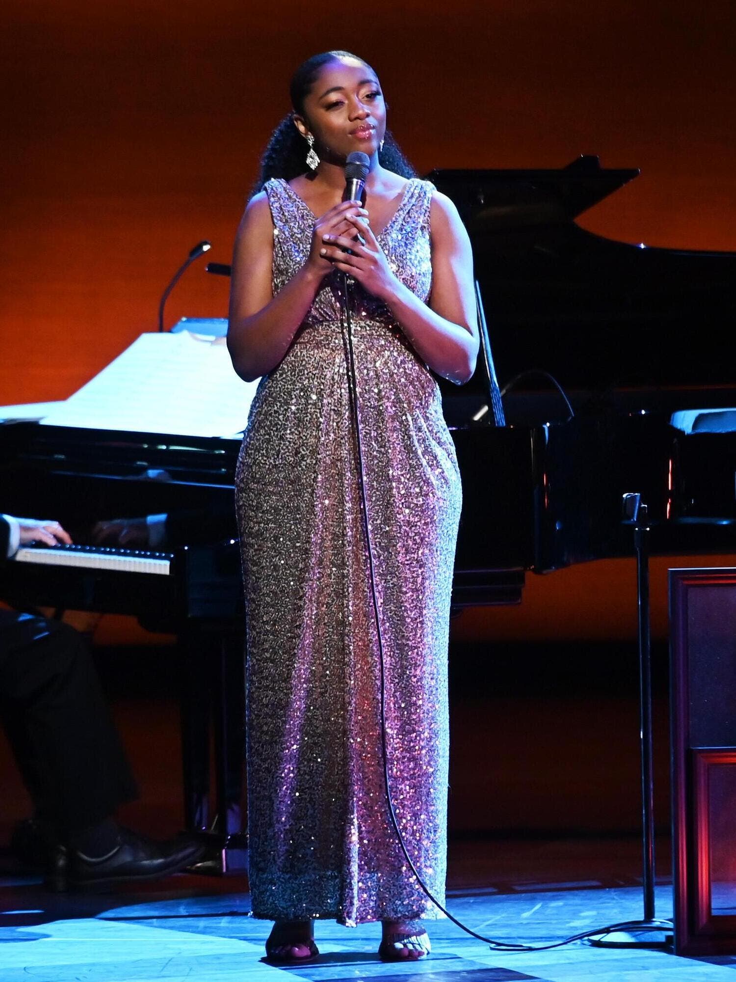 Samara Joy with the San Francisco Symphony at Louise M. Davies Symphony Hall in San Francisco, CA