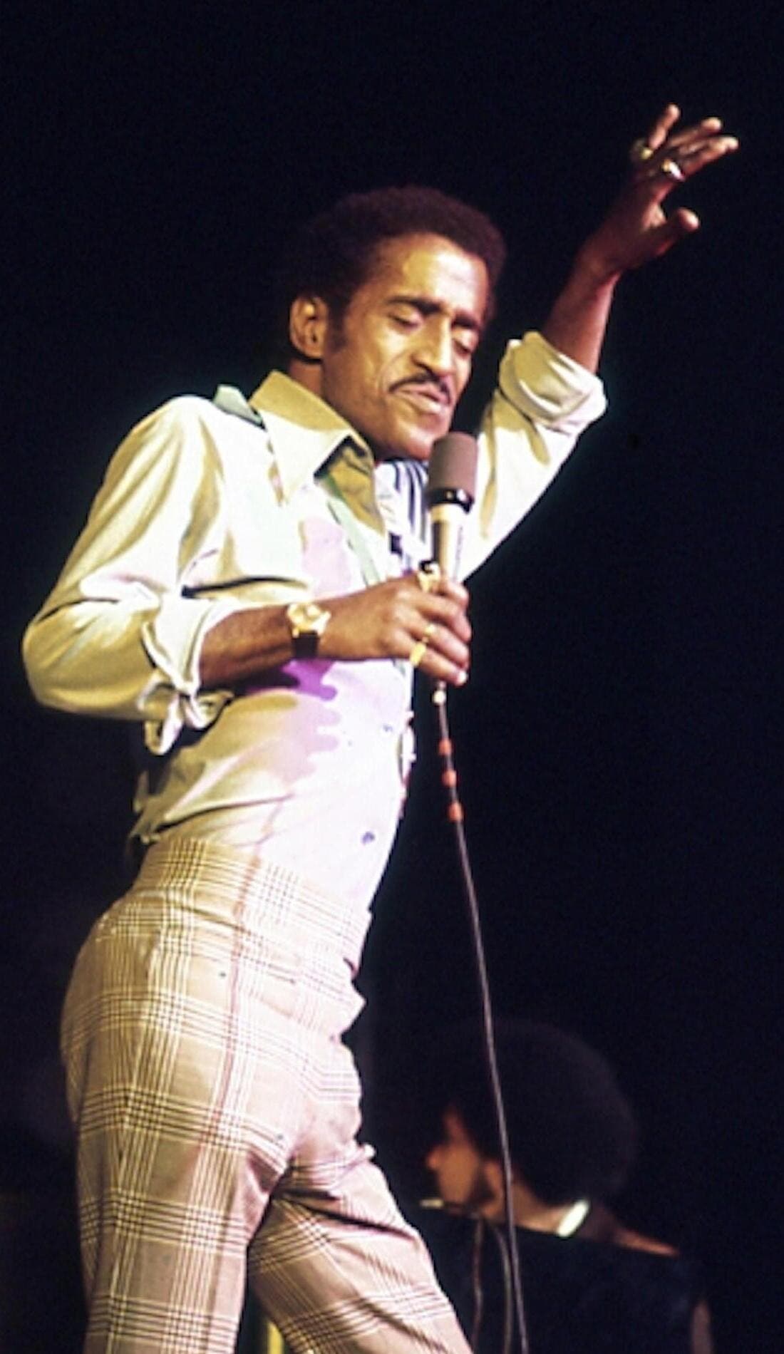 Sammy Davis Jr. promotional image for upcoming events and ticket sales