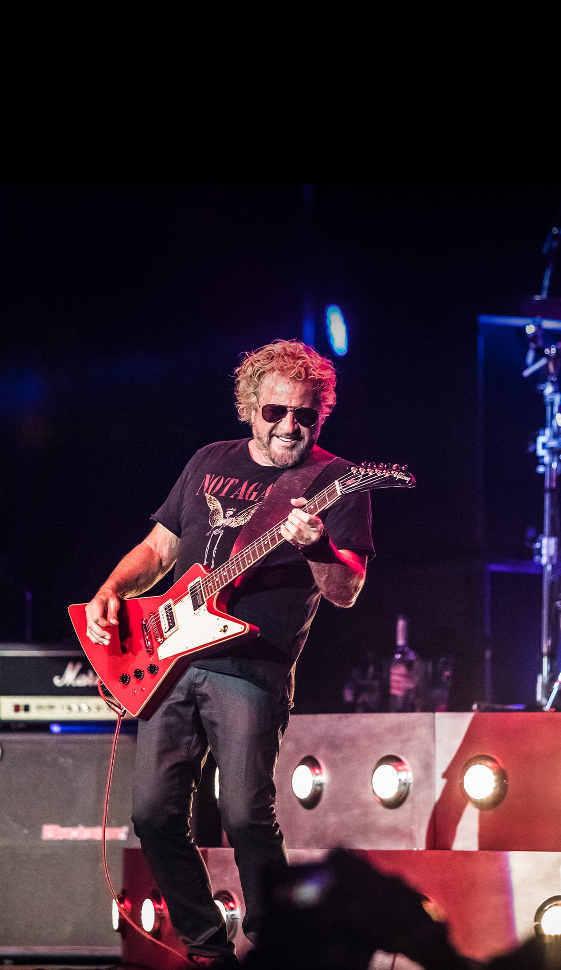 Sammy Hagar promotional image for upcoming events and ticket sales