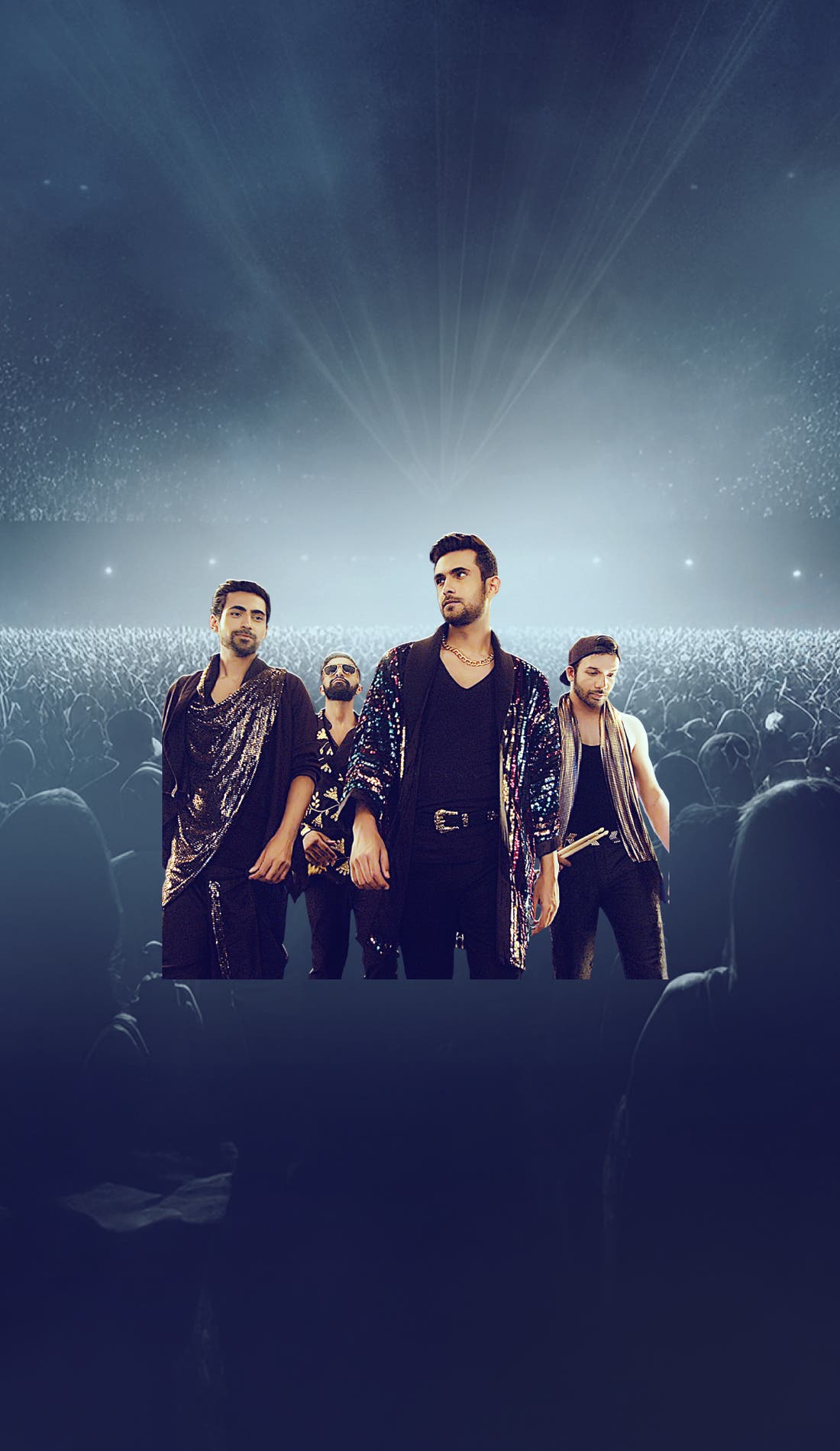Sanam promotional image for upcoming events and ticket sales