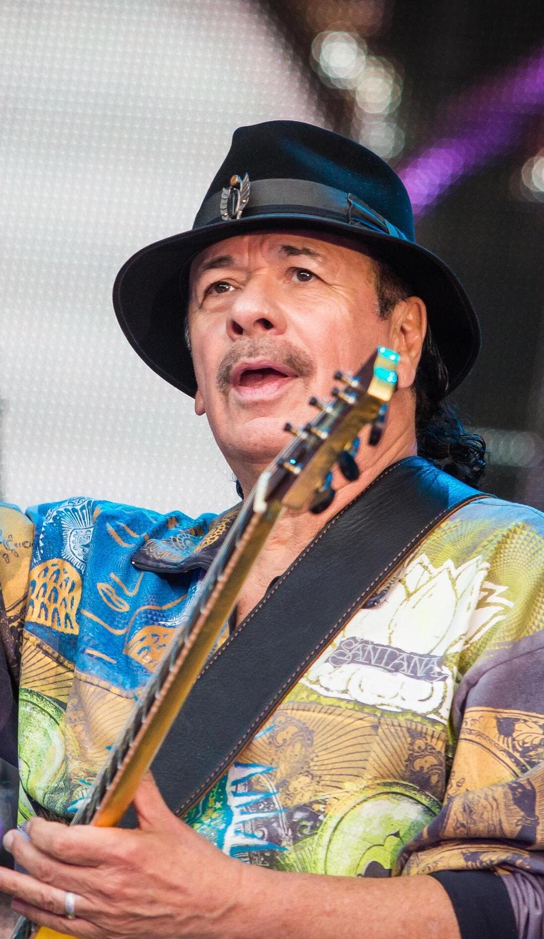 Santana promotional image for upcoming events and ticket sales in San Diego