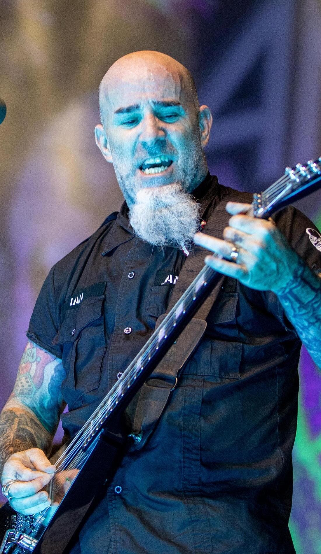 Scott Ian promotional image for upcoming events and ticket sales