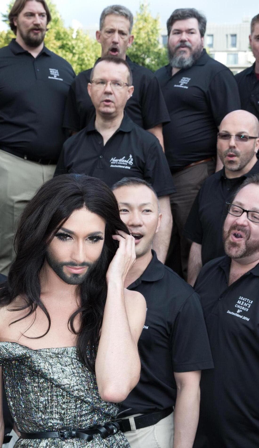 Seattle Men's Chorus promotional image for upcoming events and ticket sales