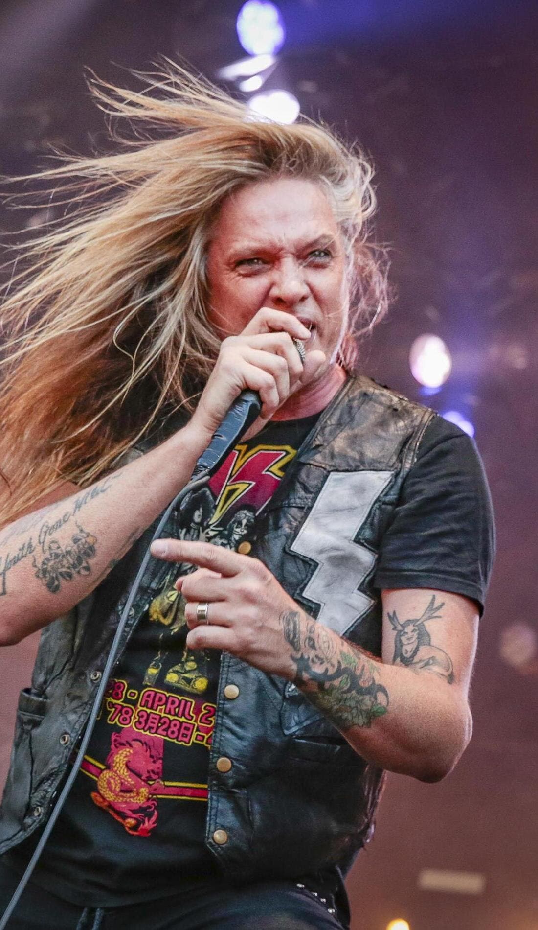 Sebastian Bach promotional image for upcoming events and ticket sales