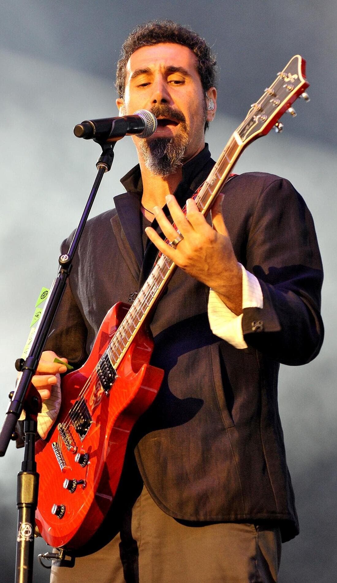 Serj Tankian promotional image for upcoming events and ticket sales