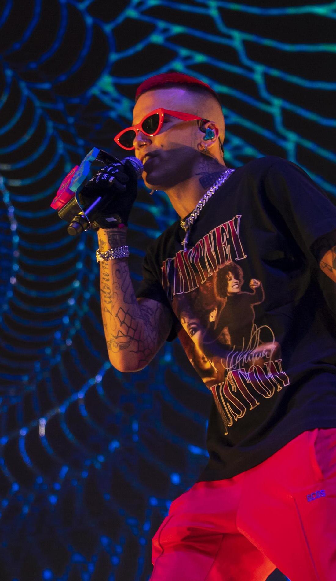 Sfera Ebbasta promotional image for upcoming events and ticket sales