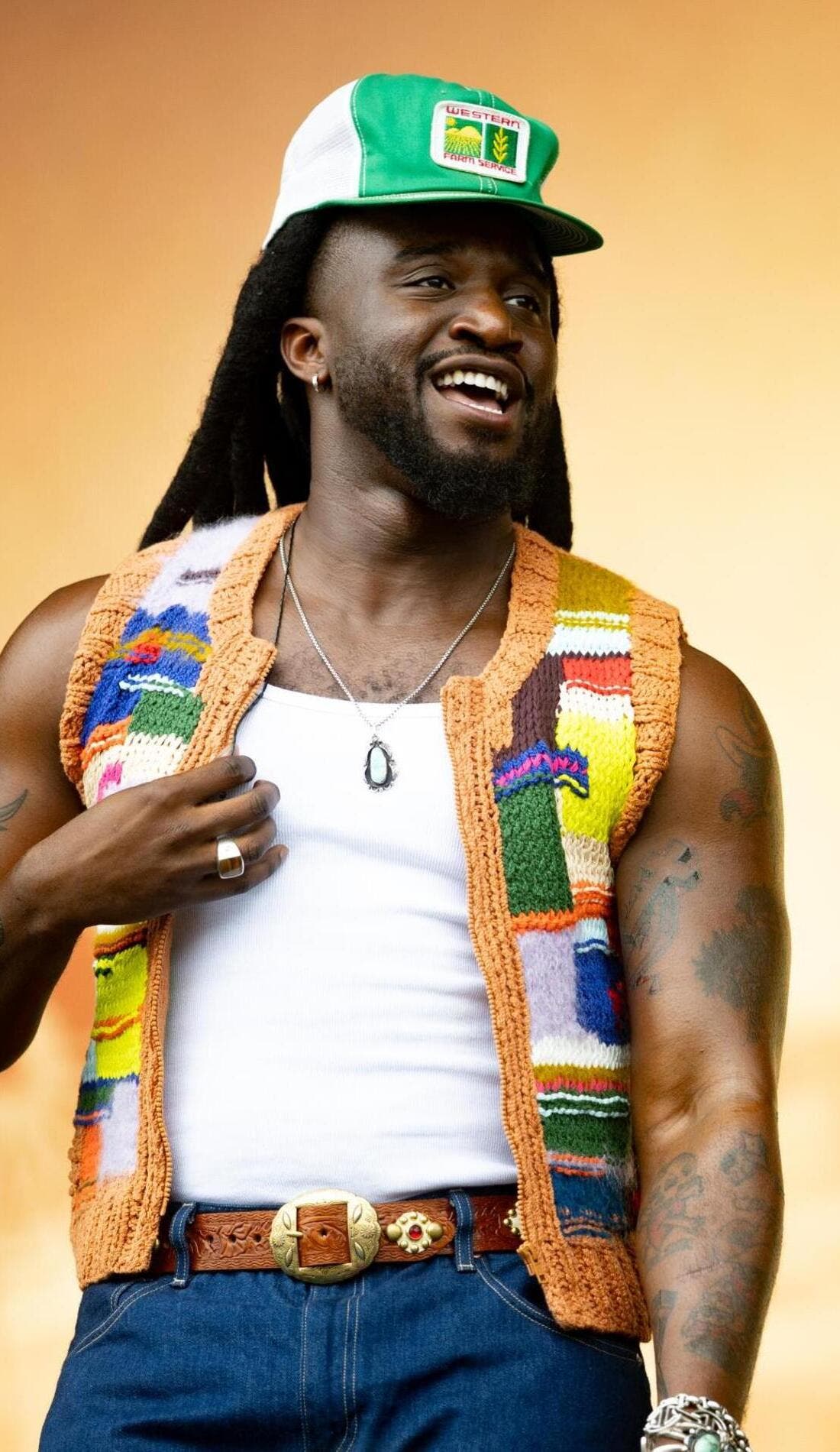 Shaboozey promotional image for upcoming events and ticket sales in New Orleans