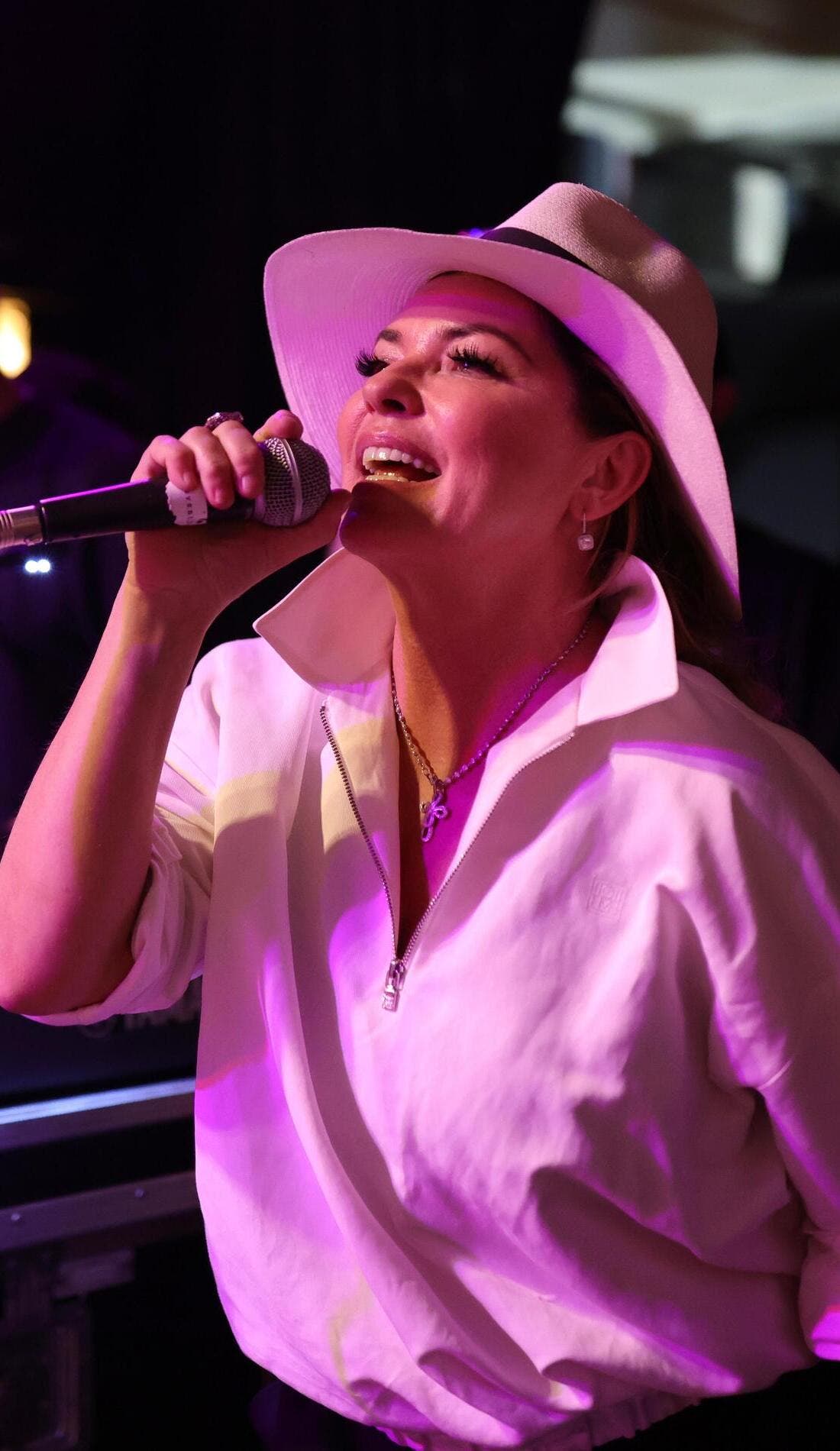 Shania Twain promotional image for upcoming events and ticket sales in Chicago