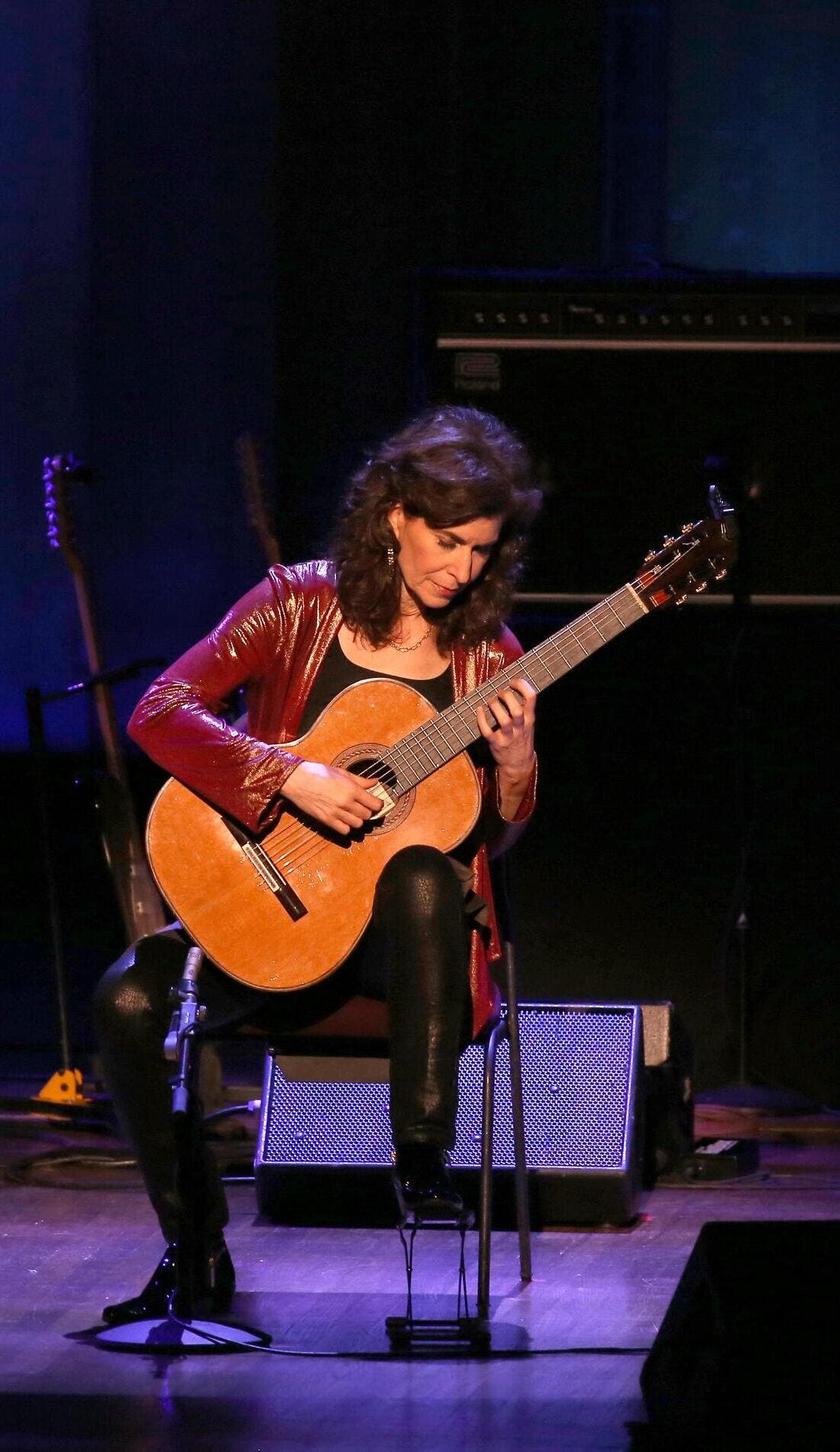 Sharon Isbin promotional image for upcoming events and ticket sales