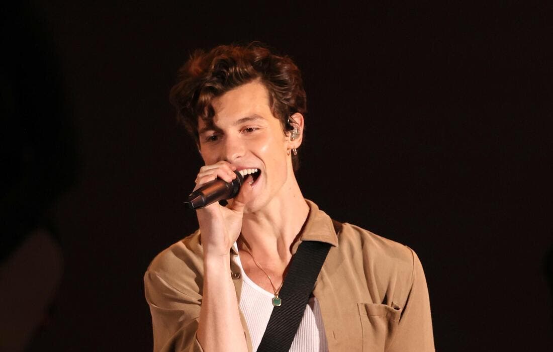 Promotional image for Shawn Mendes with Eddie Benjamin tickets at Frost Amphitheater on Oct 14, 2025