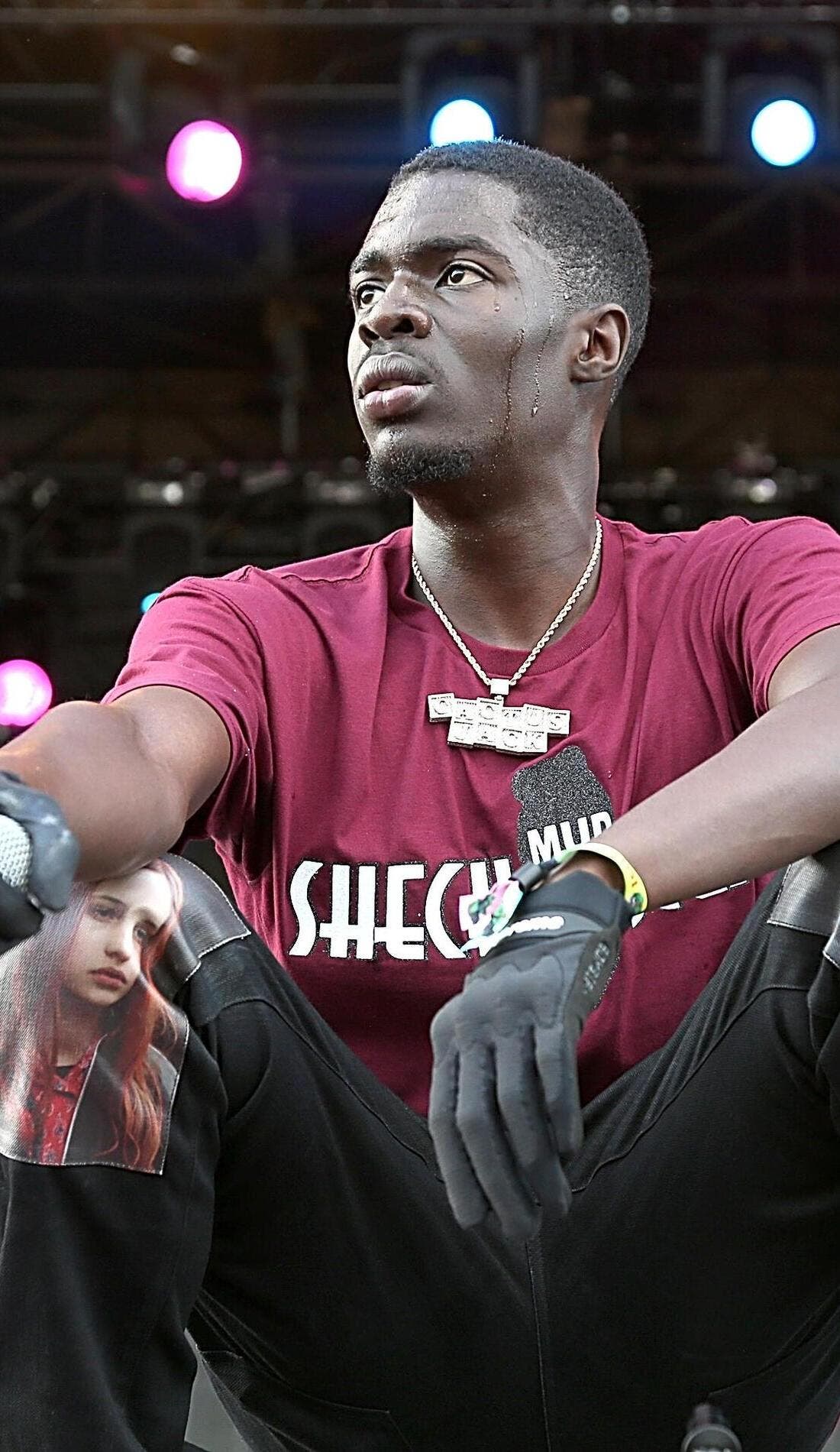 Sheck Wes promotional image for upcoming events and ticket sales