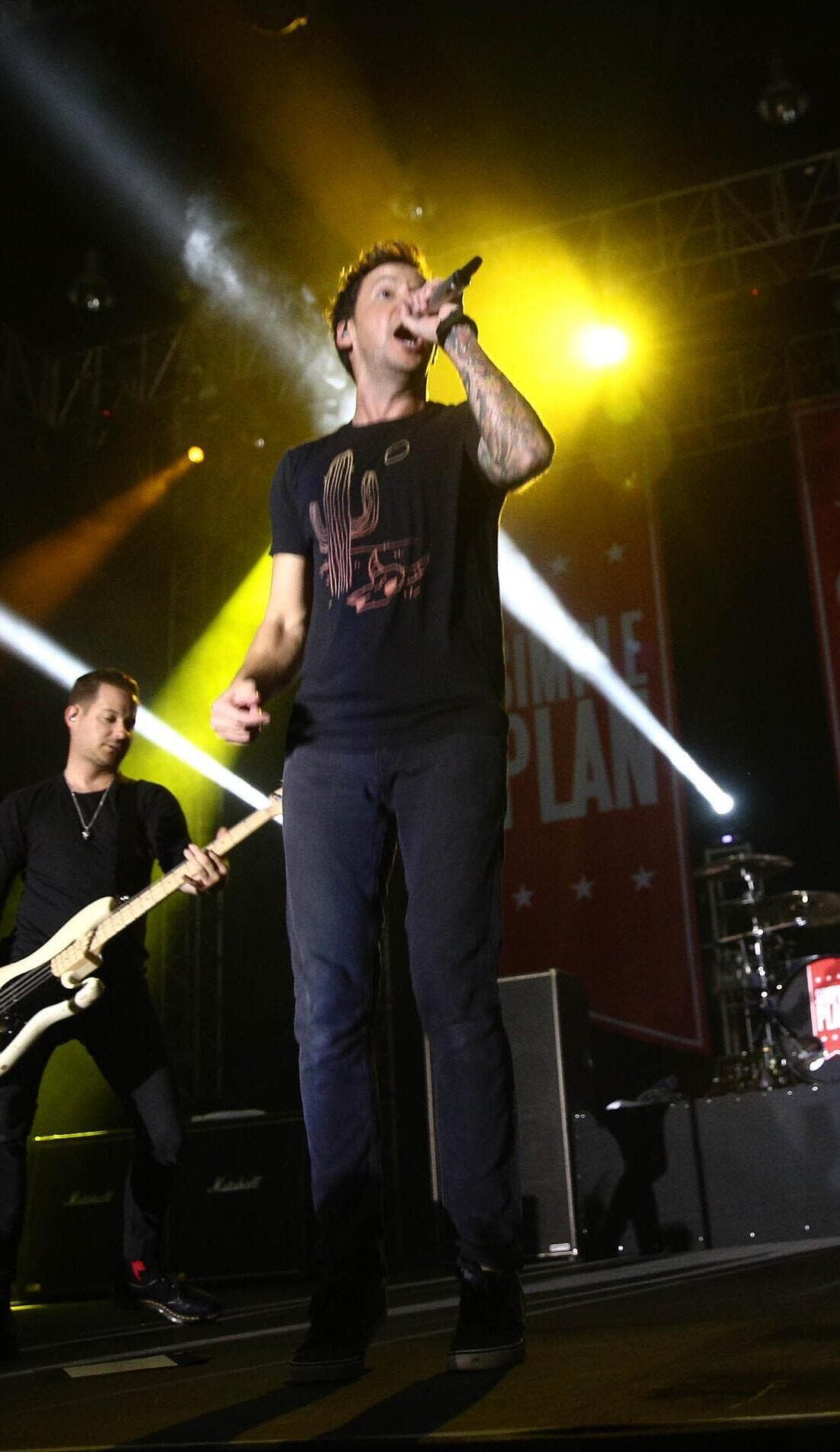 Simple Plan promotional image for upcoming events and ticket sales