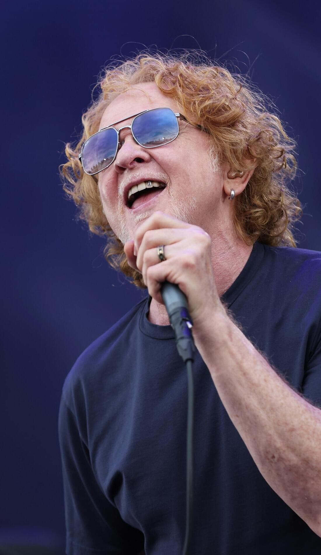 Simply Red promotional image for upcoming events and ticket sales