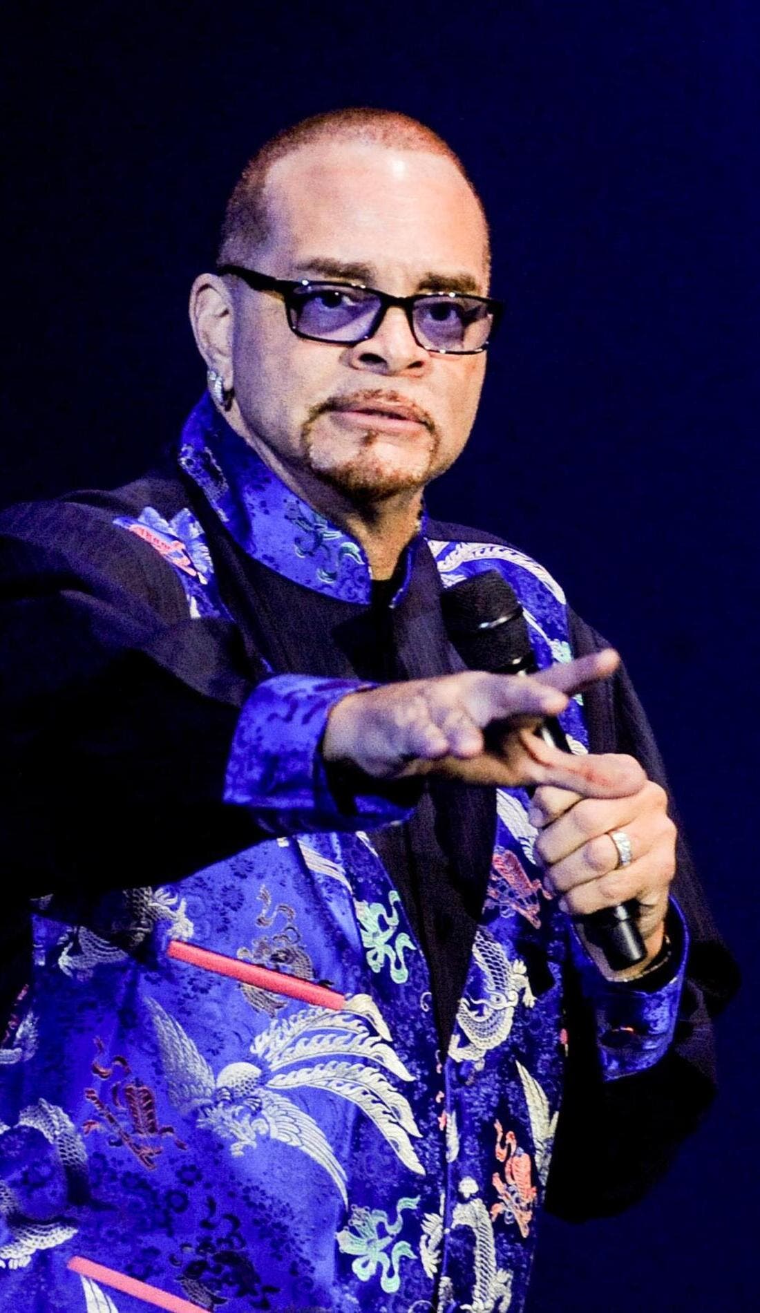 Sinbad promotional image for upcoming events and ticket sales