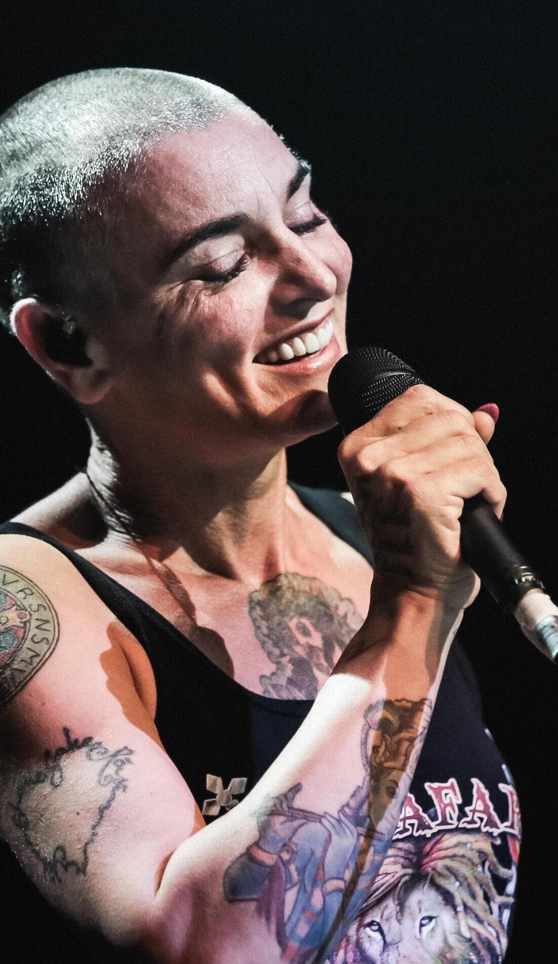 Sinead O'Connor promotional image for upcoming events and ticket sales
