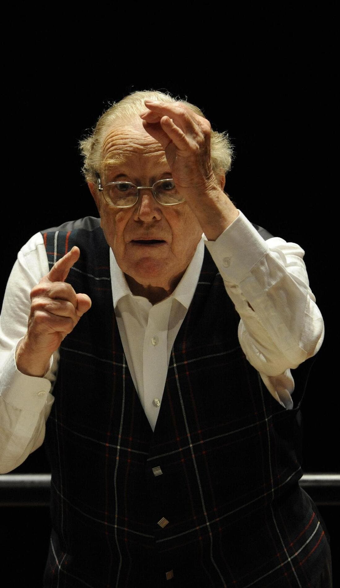 Sir Charles Mackerras promotional image for upcoming events and ticket sales