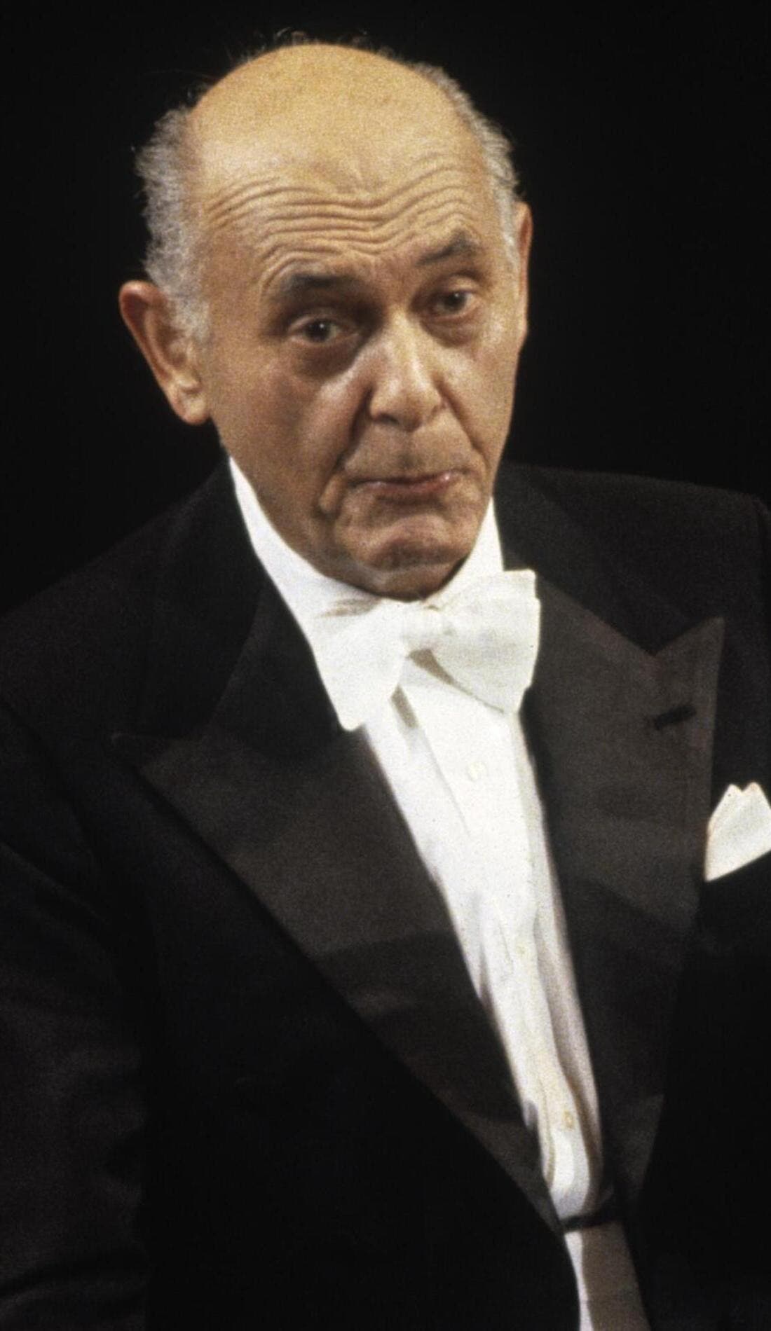 Sir Georg Solti promotional image for upcoming events and ticket sales
