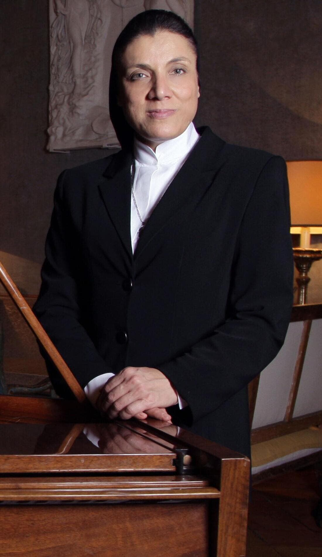 Sister Marie Keyrouz promotional image for upcoming events and ticket sales