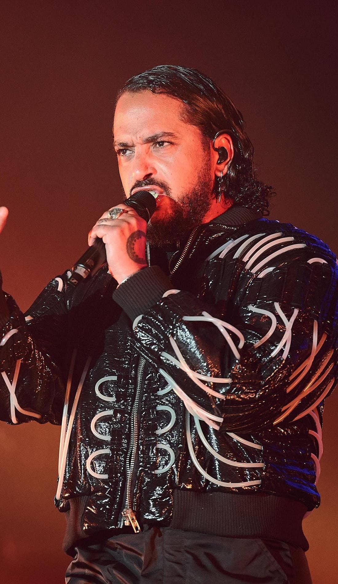 Slimane promotional image for upcoming events and ticket sales