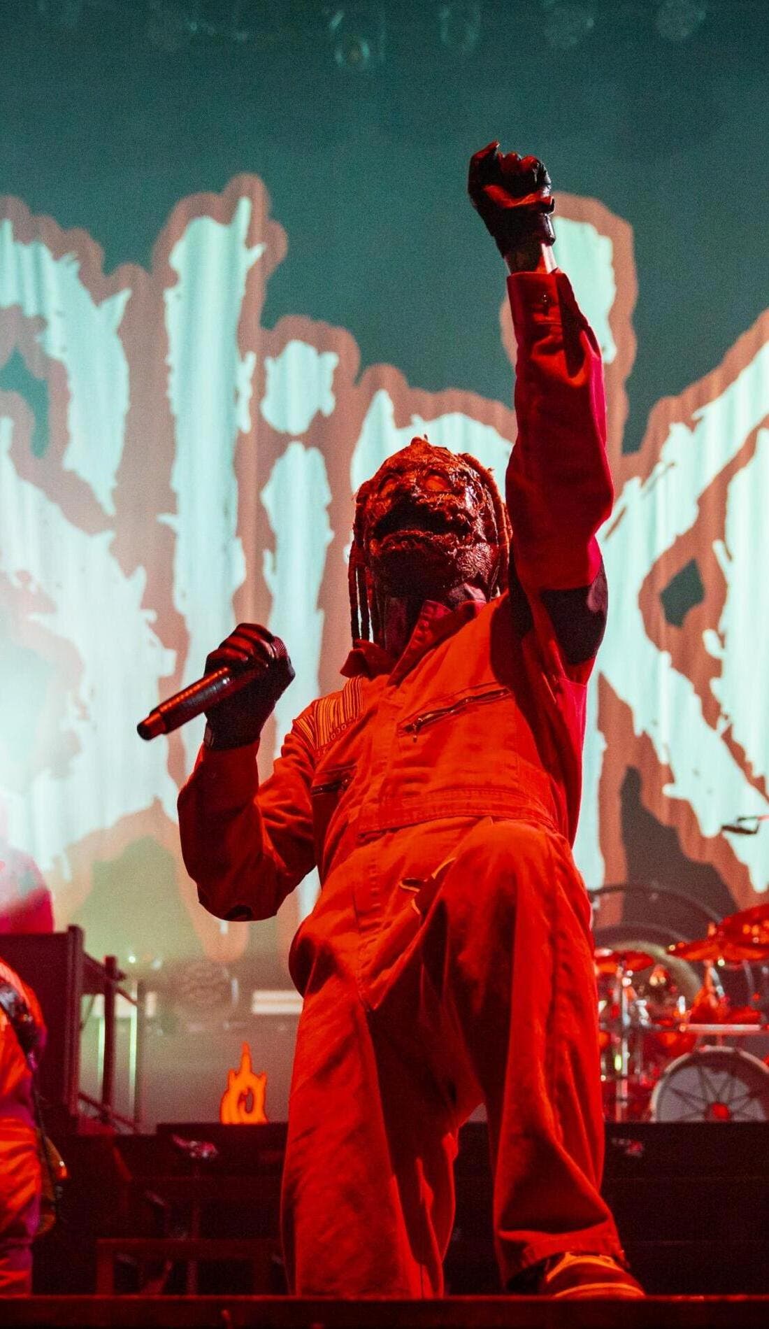 Slipknot promotional image for upcoming events and ticket sales
