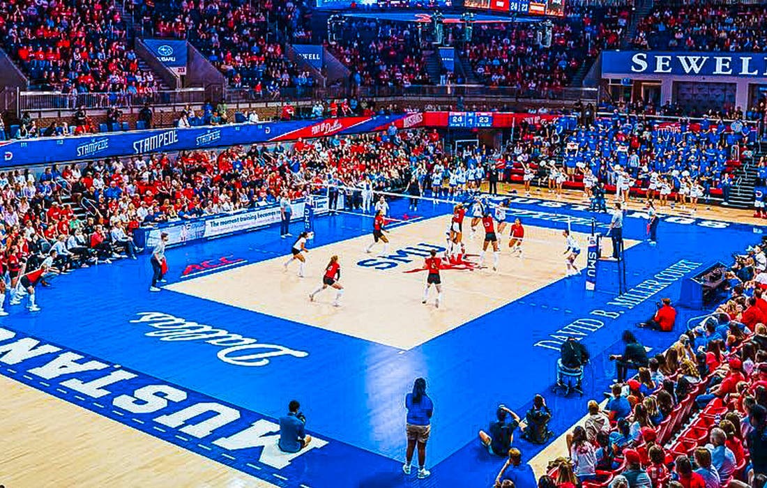 Promotional image for SMU Mustangs Womens Volleyball tickets