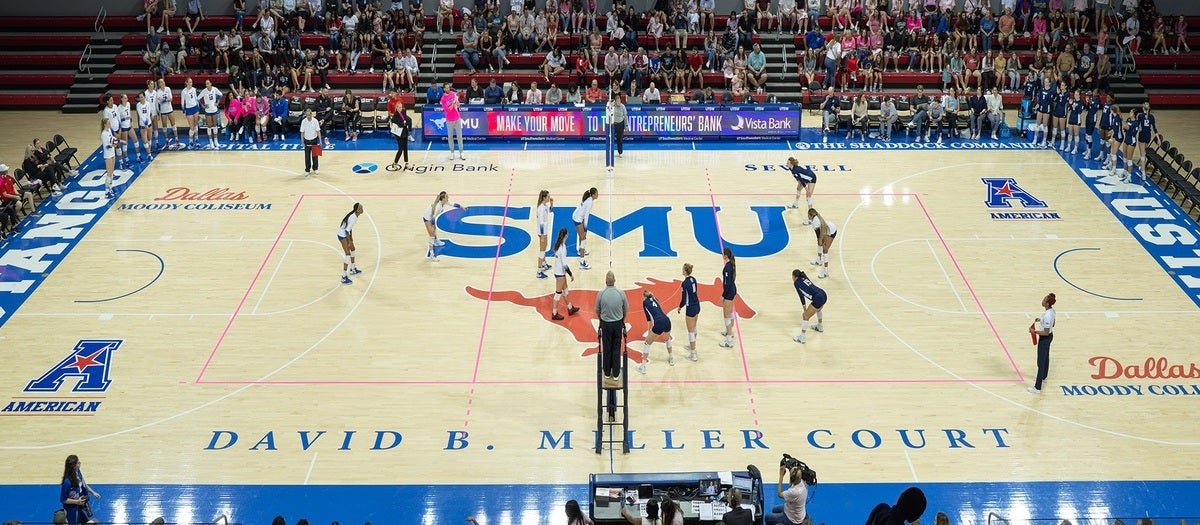 SMU Mustangs Womens Volleyball - Moody Coliseum