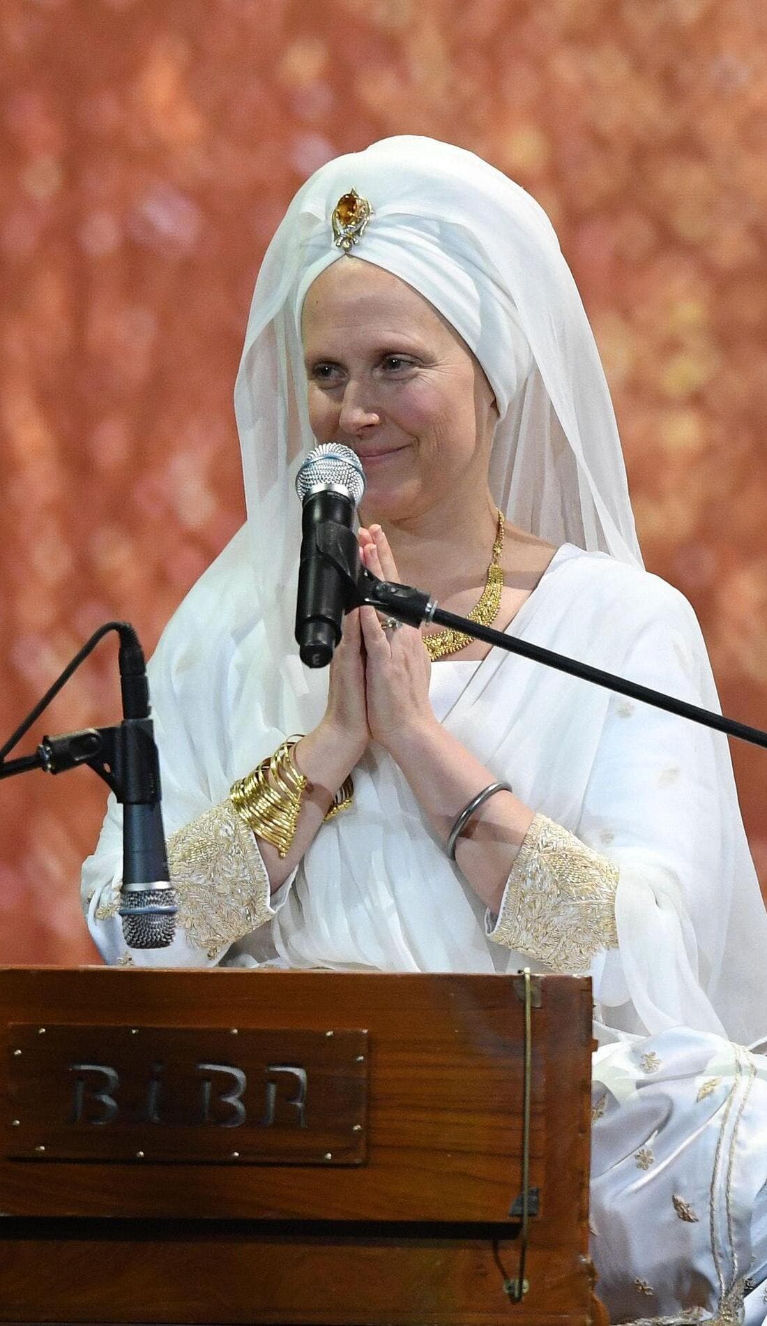 Snatam Kaur promotional image for upcoming events and ticket sales
