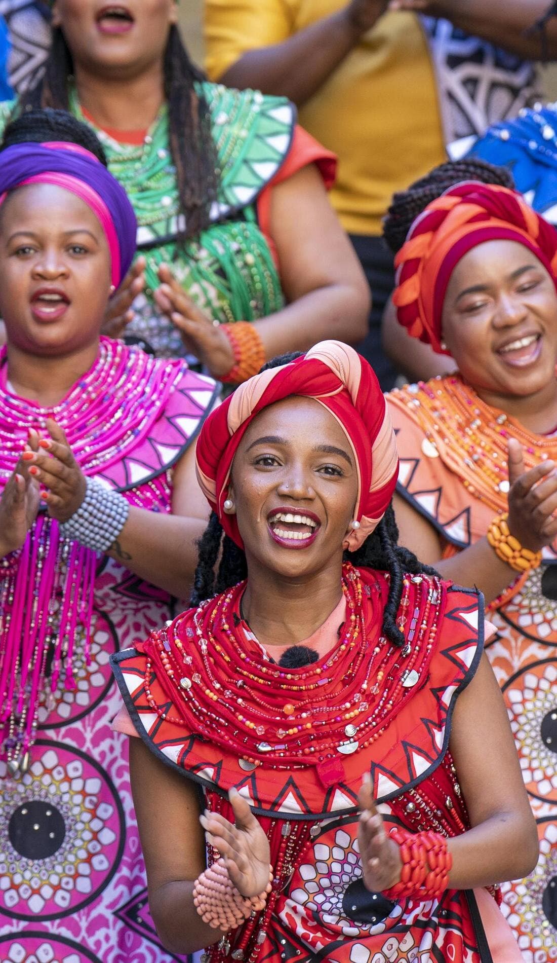 Soweto Gospel Choir promotional image for upcoming events and ticket sales
