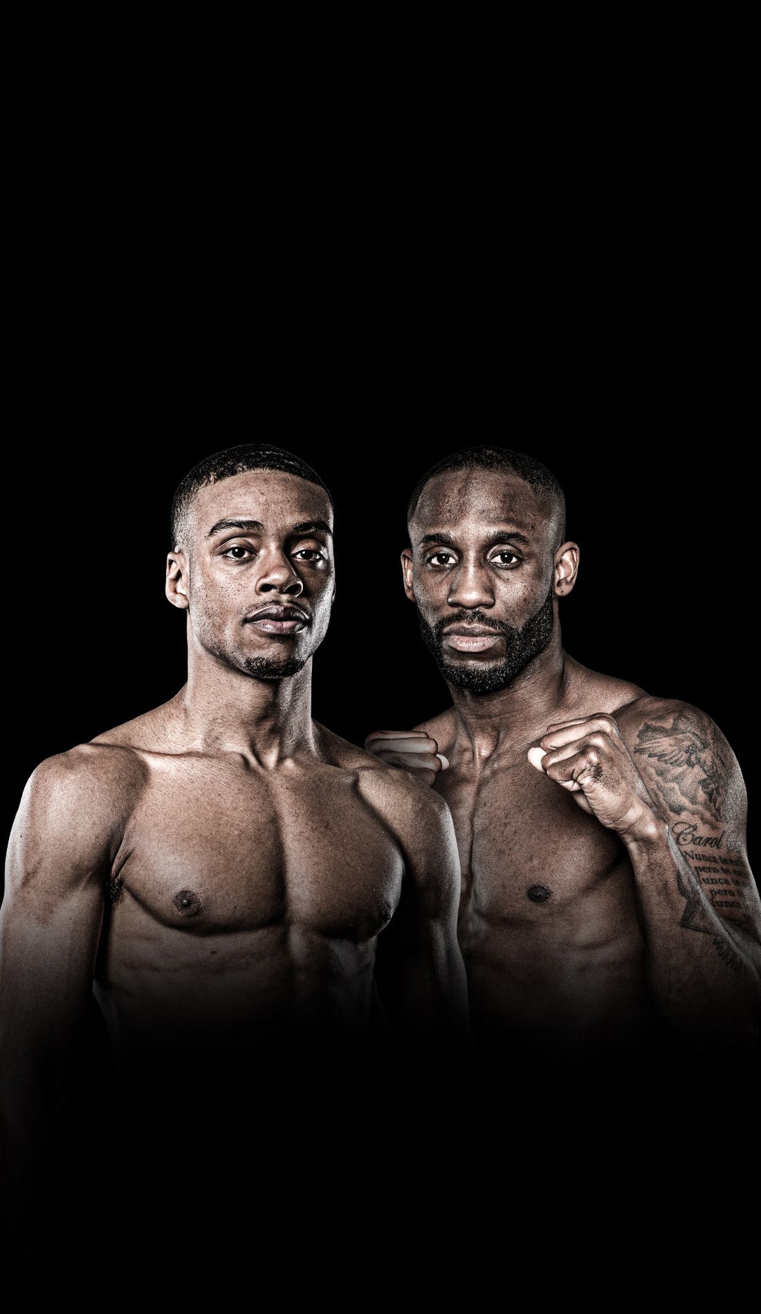 Spence vs Ugas promotional image for upcoming events and ticket sales