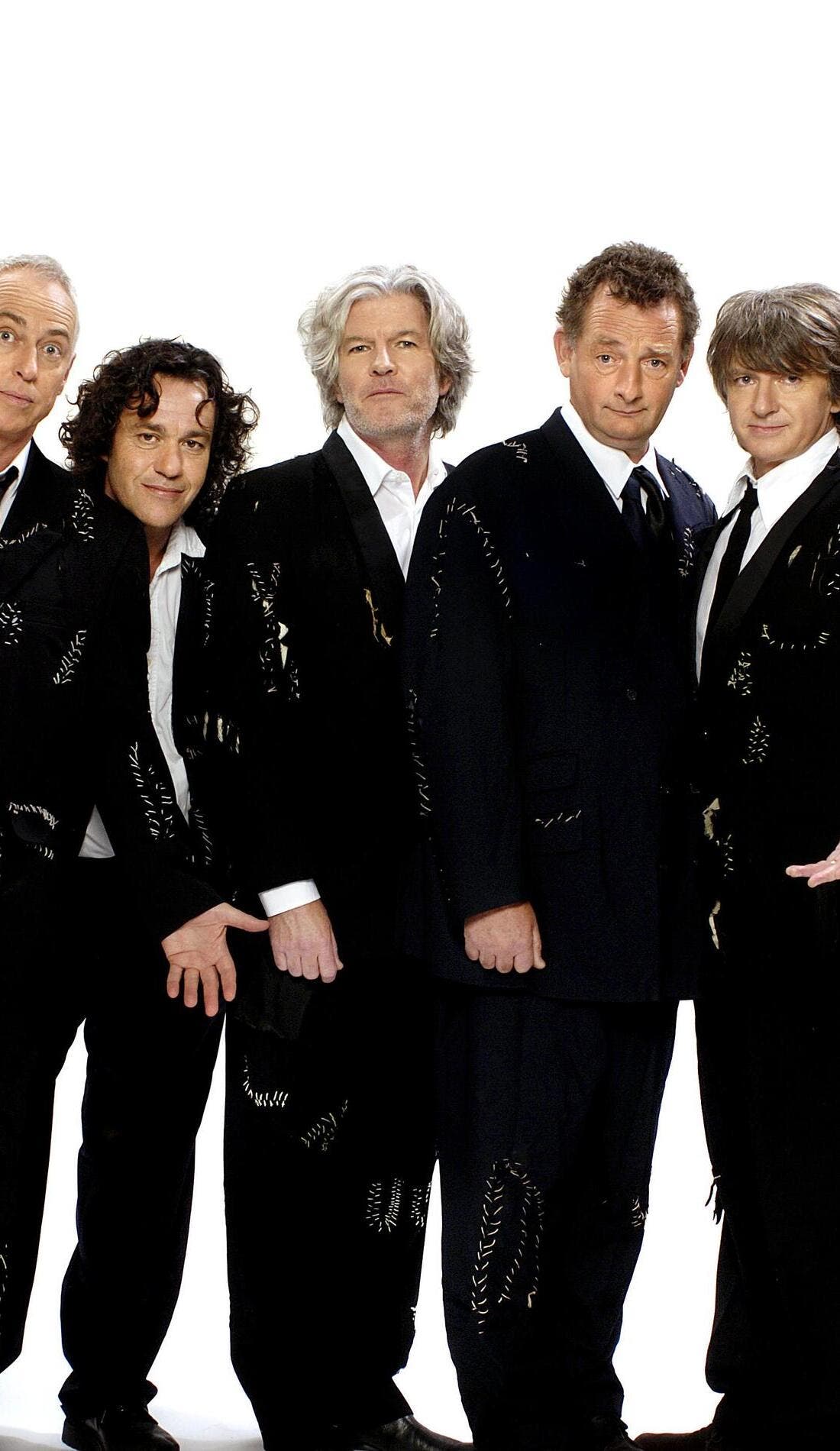 Split Enz promotional image for upcoming events and ticket sales