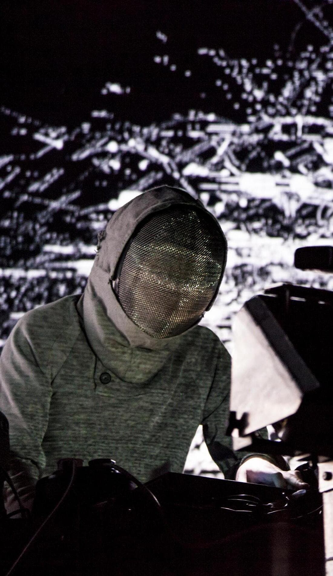 Squarepusher promotional image for upcoming events and ticket sales