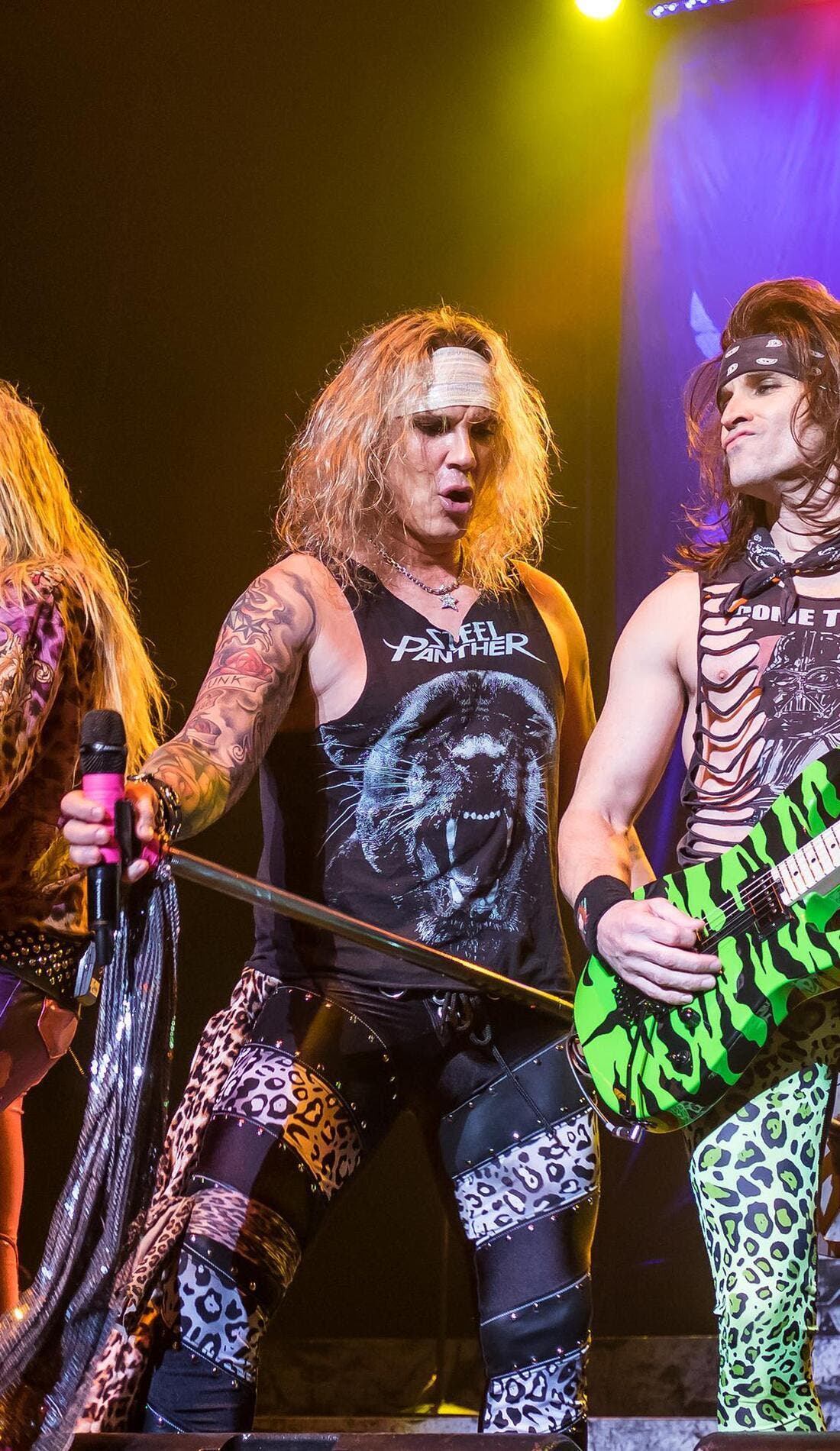 Steel Panther promotional image for upcoming events and ticket sales